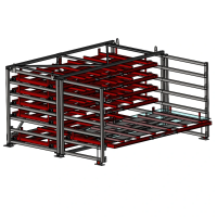 Стеллаж кассетный для листового металла Shelf Pro 3,0х1,5_П_3т_6к